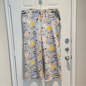 Disney Character Cartoon Critters Fleece Straight Leg Flare Sweatpants Size 1X